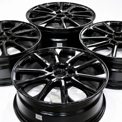 Set of 4 19 Inch Black Alloy Wheels for 2016-2025 Hyundai Replacement OE W48N
