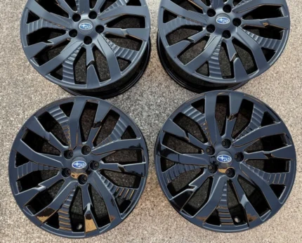 SUBARU FORESTER Genuine OEM Factory WHEEL SET 19" Rims 68916 Black #S