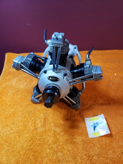 ASP Engine - ASP FS400AR - 5 Cylinder 400 Size 4 Cycle RC motor - Nice